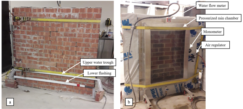 The Effects of Cyclic Wind-Driven Rain Events on the Brick Masonry Veneers