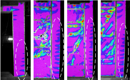 Cyclic In-Plane Behavior of Masonry Infilled RC Frames with Detailed Interpretation of Damage Using Digital Image Correlation