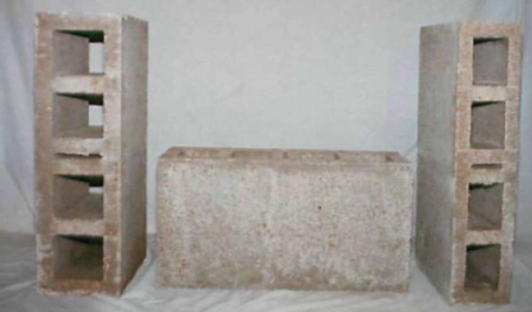 CONCRETE BLOCK MASONRY USING LIGHTWEIGHT UNITS MADE WITH SAWDUST REPLACEMENT OF AGGREGATE