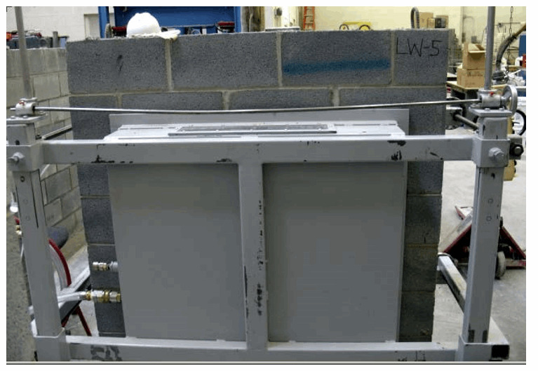 AIR PERMEANCE TESTING OF CONCRETE MASONRY