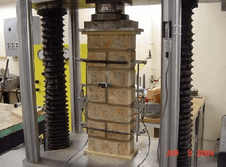 COMPRESSIVE FRACTURE OF MASONRY – EXPERIMENTAL STUDY