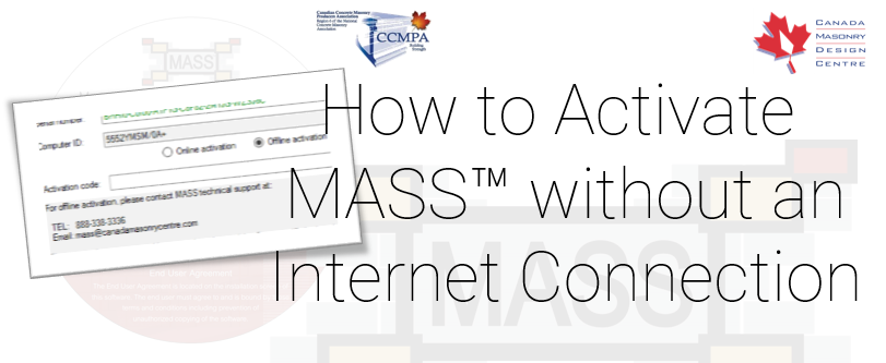Offline Activation: How to start using MASS without an internet connection