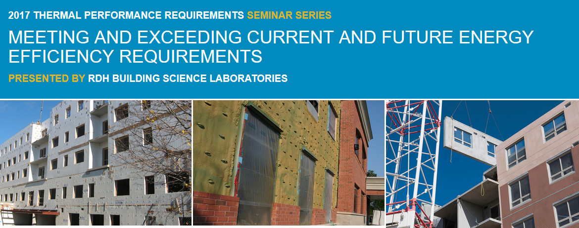 2017 THERMAL PERFORMANCE REQUIREMENTS SEMINAR SERIES