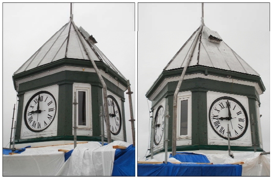 RESTORATION OF HERITAGE BRICK CLOCK TOWER