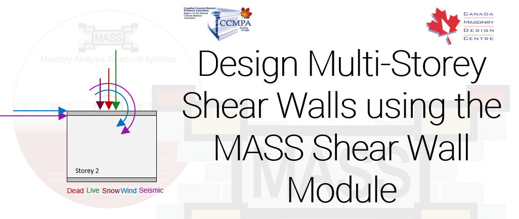 How to model individual storeys of a multi-storey shear wall within MASS