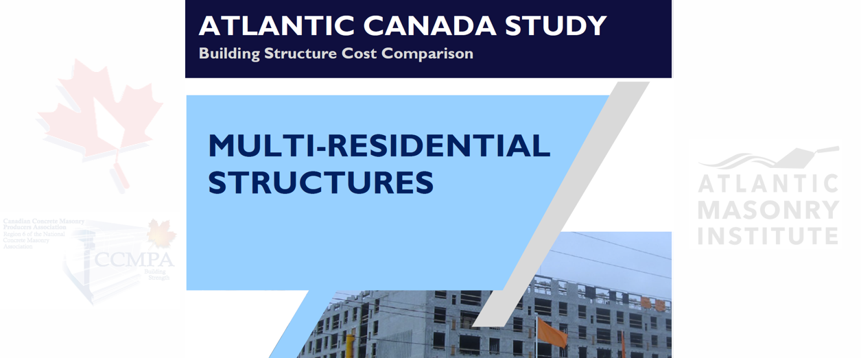 Building Structure Cost Comparison Study in Atlantic Canada: Multi-Residential Structures