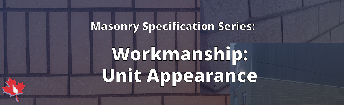 Workmanship unit appearance