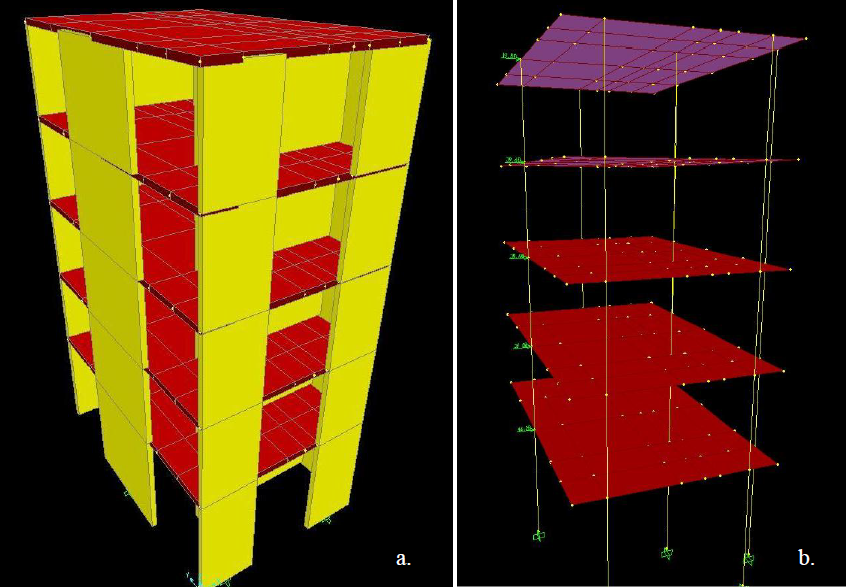 FINITE ELEMENT MODELING EFFICIENCY OF MASONRY SHEAR WALLS IN A FIVE-STOREY BUILDING