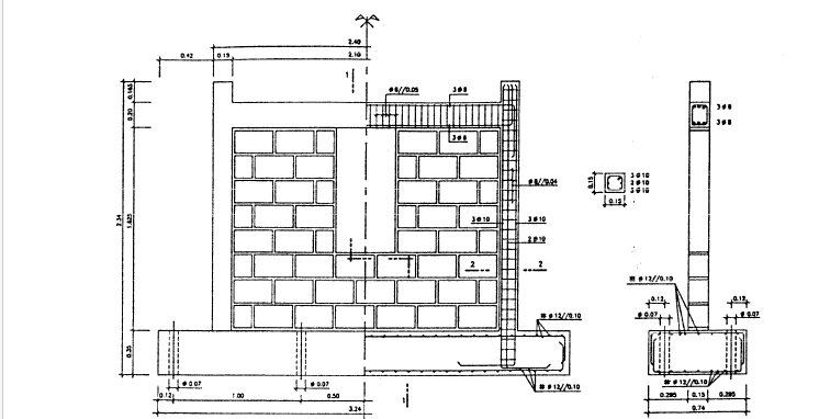 EXPERIMENTAL STUDY OF THE BEHAVIOR OF  MASONRY INFILLED R/C FRAMES UNDER HORIZONTAL ACTIONS