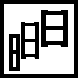 block thickness icon